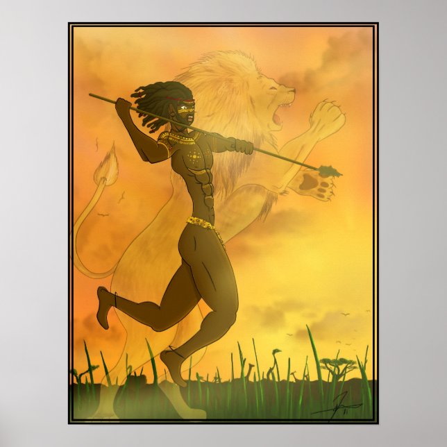 Lion Warrior Poster (Front)