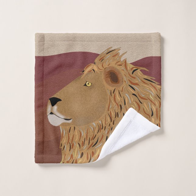 Lion Wash Cloth (Wash Cloth)