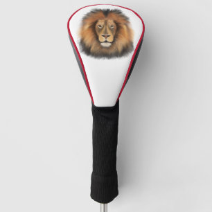 lion watercolor Leo king safari animal jungle cat  Golf Head Cover