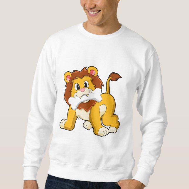 Lion with Bone Sweatshirt (Front)