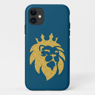 Lion With Crown - Gold Style 1 iPhone 11 Case