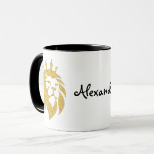 Lion With Crown - Gold Style 1 Mug