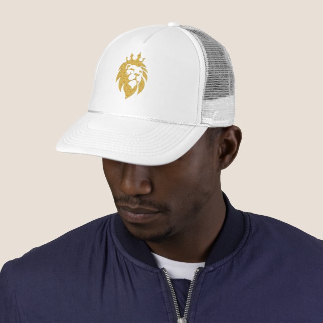 Lion With Crown - Gold Style 1 Trucker Hat (In Situ)