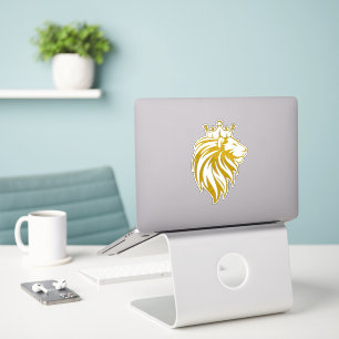 Lion With Crown - Gold Style 2