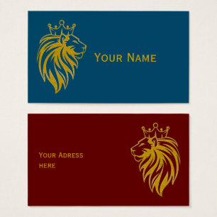 Lion With Crown - Gold Style 2