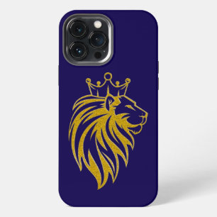 Lion With Crown - Gold Style 2 iPhone 13 Pro Max Case