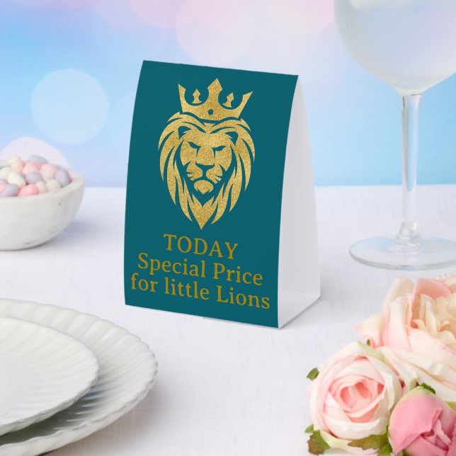 Lion With Crown - Gold Style 3 (Insitu(Wedding))