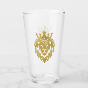 Lion With Crown - Gold Style 3 Glass