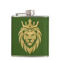 Lion With Crown - Gold Style 3