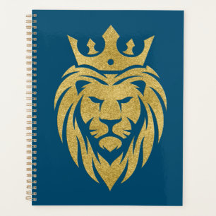 Lion With Crown - Gold Style 3 Planner