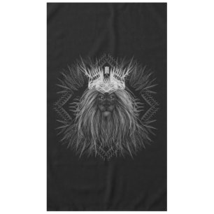 Lion with Crown Monogram Tablecloth