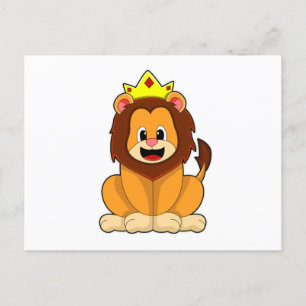 Lion with Crown Postcard