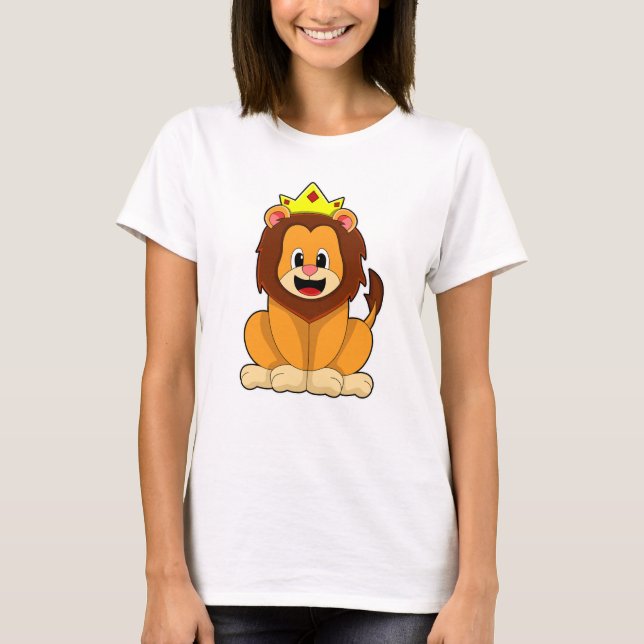 Lion with Crown T-Shirt (Front)