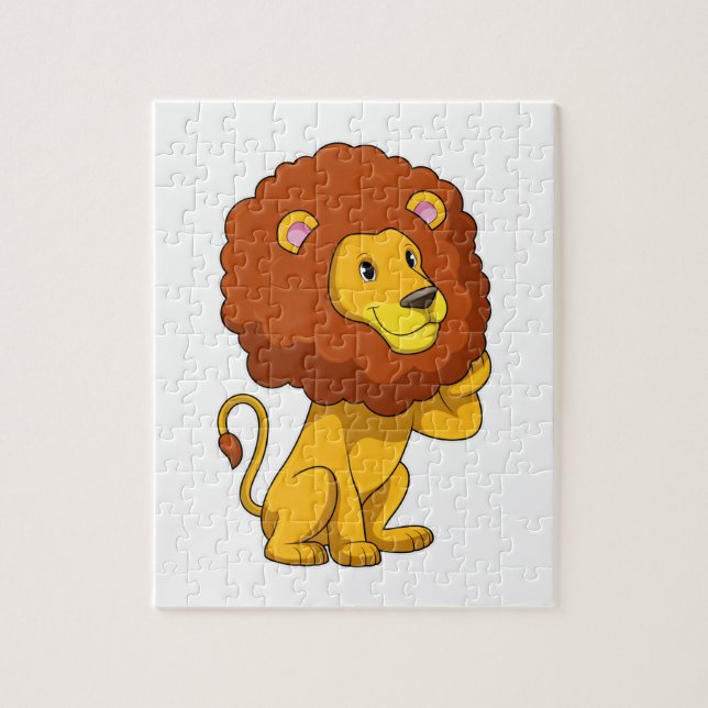 Lion with Curls Jigsaw Puzzle (Vertical)