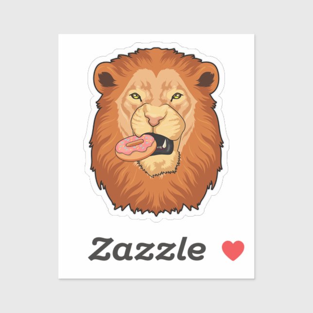 Lion with Donut (Sheet)