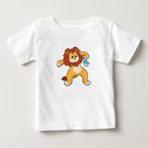 Lion with Fish Baby T-Shirt
