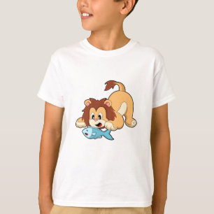 Lion with Fish T-Shirt