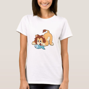 Lion with Fish T-Shirt