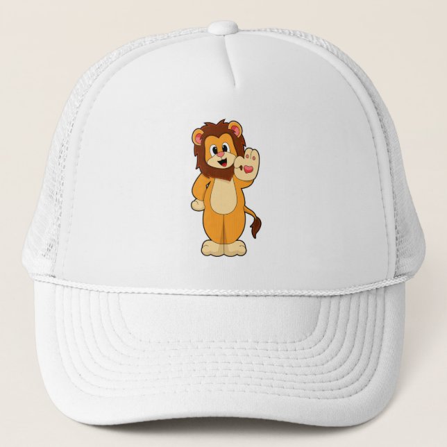 Lion with Mane Trucker Hat (Front)