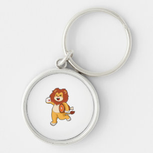 Lion with Meat Key Ring