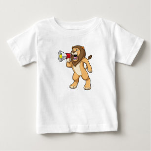 Lion with Microphone Baby T-Shirt