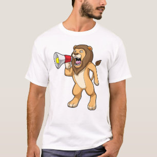 Lion with Microphone T-Shirt