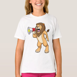 Lion with Microphone T-Shirt