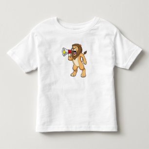 Lion with Microphone Toddler T-Shirt
