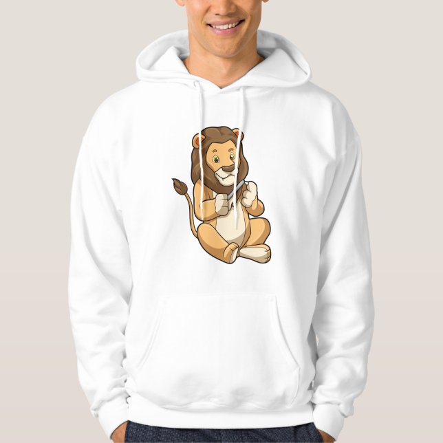 Lion with Nail arrows Hoodie (Front)