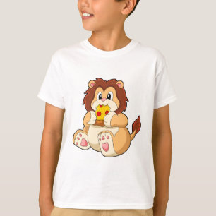 Lion with Piece of Salami Pizza.PNG T-Shirt