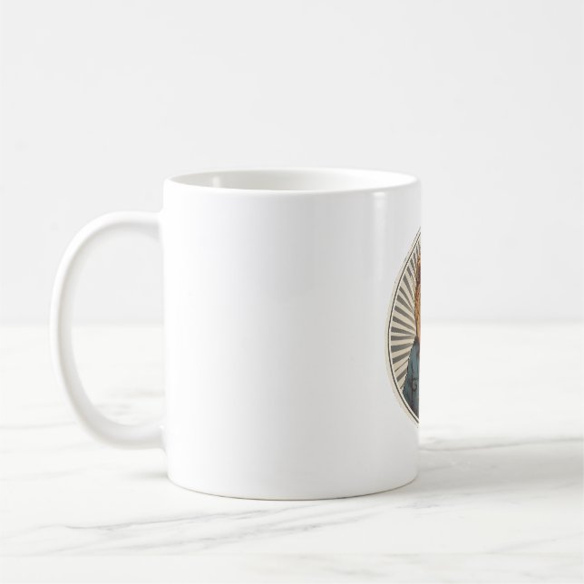 Lion with sunglasses coffee mug (Left)