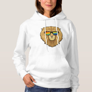 Lion with Sunglasses Hoodie