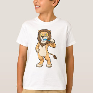 Lion with Toothbrush T-Shirt