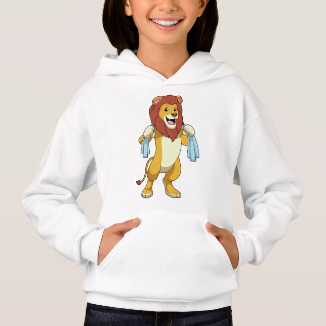 Lion with Towel for Shower (Front)