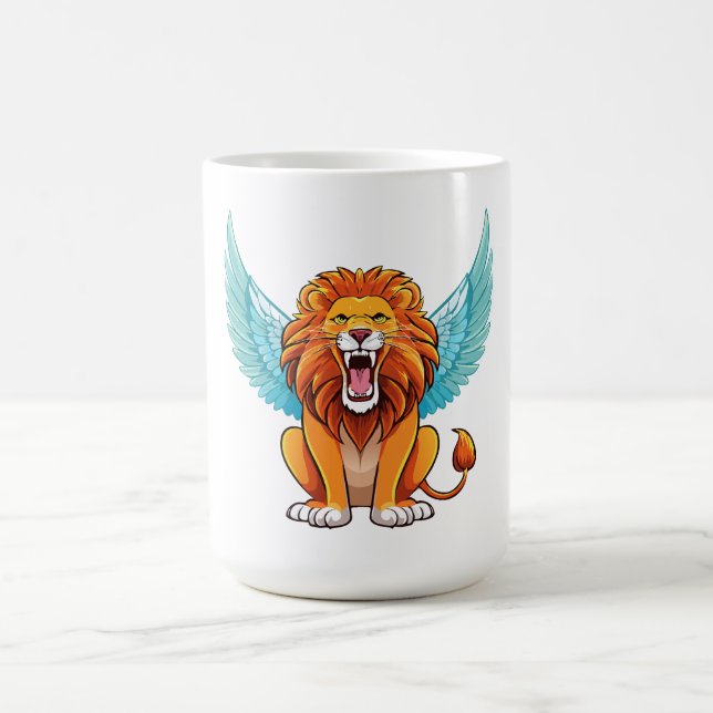 Lion with wings coffee mug (Center)