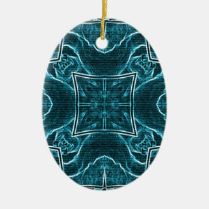 Lion wits ceramic tree decoration