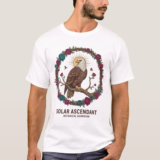 Lion Wolf Eagle Botanical Shirt (Front)
