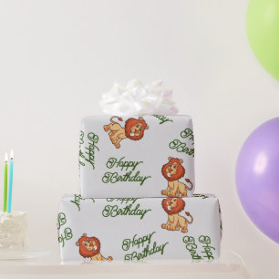 Lion Wrapping Paper