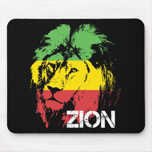 Lion Zion Mouse Mat (Front)