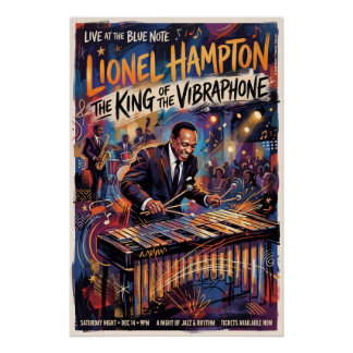 Lionel Hampton Live Poster