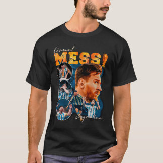 Lionel Messi Argentina World Cup Champions Vintage T-Shirt