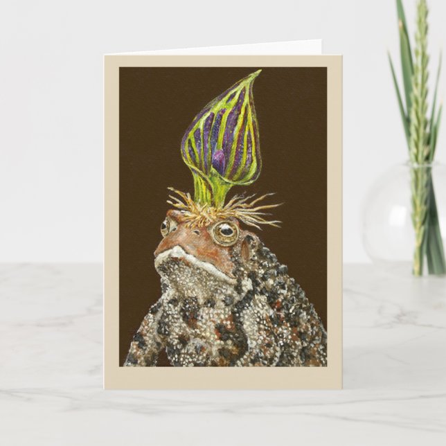 Lionel the Toad greeting card (Front)