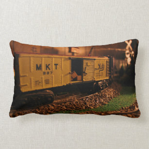 Lionel Train Scene- Open Boxcar- Pillow