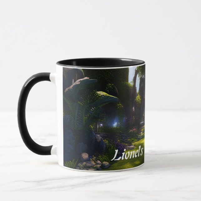 Lionel's Morning Tea Personalised Customisable Mug (Left)