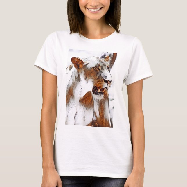 Lioness digitally edited T-Shirt (Front)