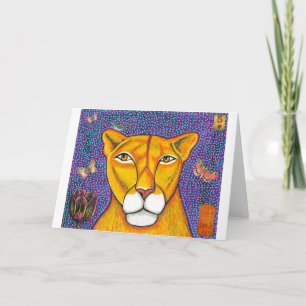 lioness Greeting Card