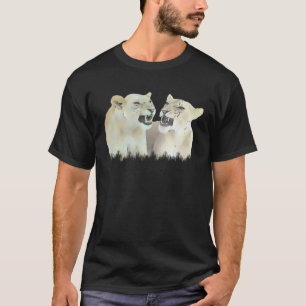 Lioness Lioness Predatory Cat Cat Africa T-Shirt