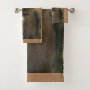 Lioness Lovers Jungle Bath Towel Set