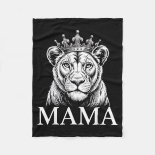 Lioness Mama Lion Animal Lioness Women Lioness  Fleece Blanket