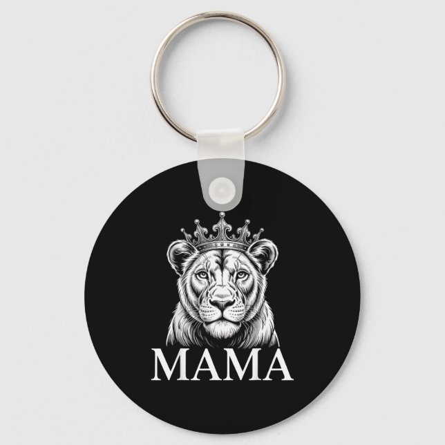 Lioness Mama Lion Animal Lioness Women Lioness  Key Ring (Front)